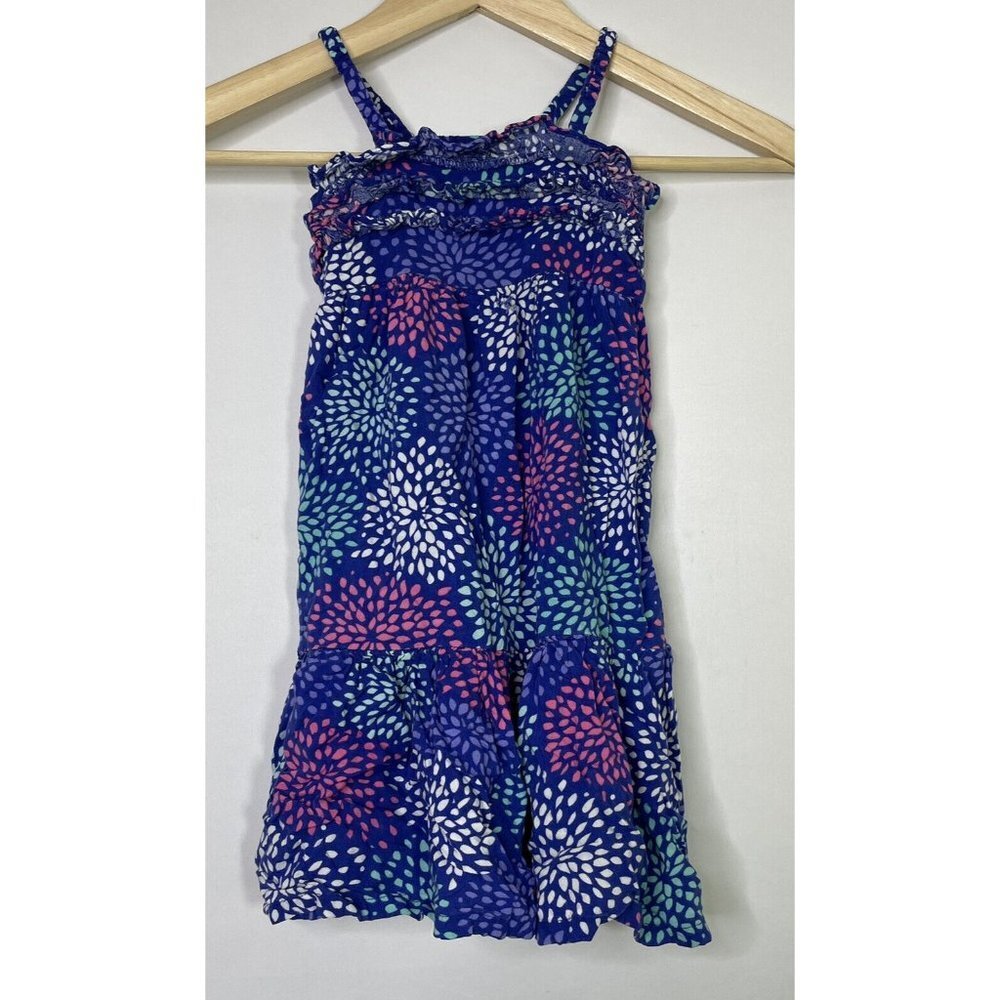 Girls Toddler Cherokee Fireworks Summer Dress Ruffles‎ Size 24 Months